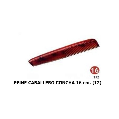 PEINE CABALLERO CONC. 16CM 12/U 132