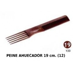 PEINE AHUECADOR 19CM 12/U 133 HERVA
