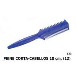 PEINE CORTA-CABELLOS 18CM 12/U 633 HERVAS