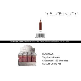LAPIZ DE OJOS 24/U CHERRY RED