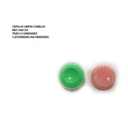CEPILLO DURO LIMPIA CABELLO 12/U