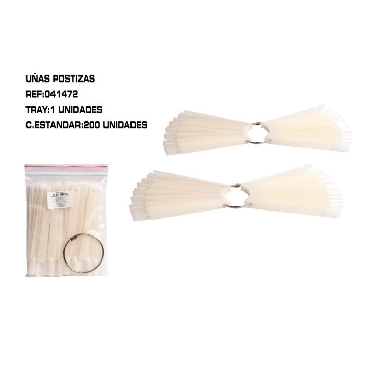 EXIBIDOR DE UÑAS 50 COLORES 1/BOLSA