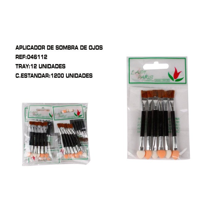 APLICADOR DE SOMBRA C/PINCEL 12/U