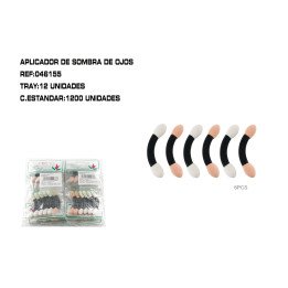 APLICADOR DE S.DE OJOS CURVADO 12/U