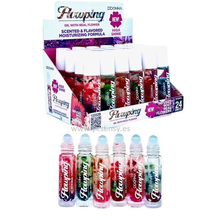 LIPGLOSS FLOWPING OIL WITH REAL FLOWER 24/U 12252B
