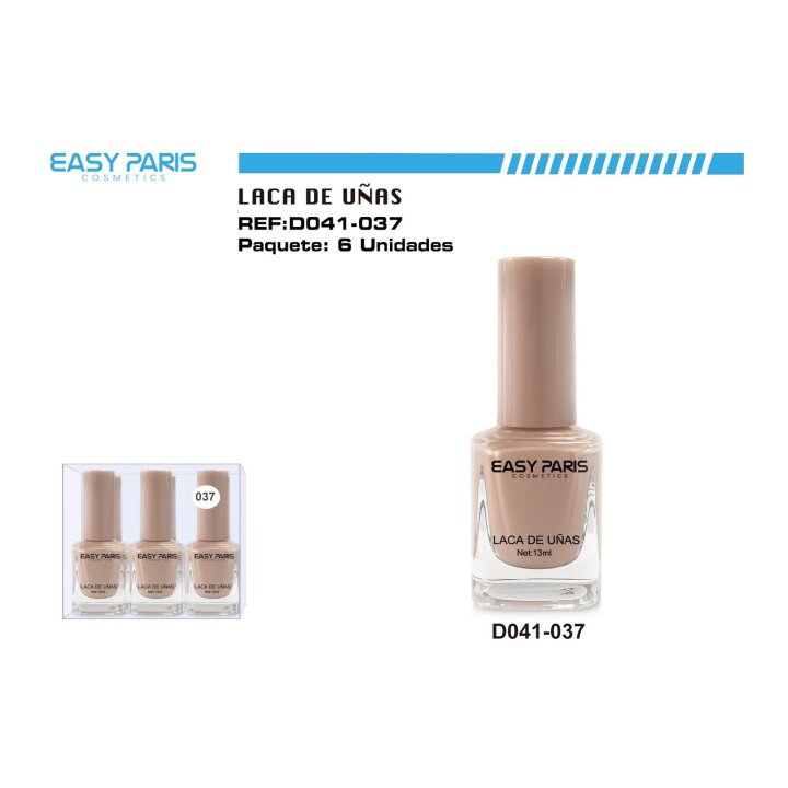 LACA DE UÑAS BEIGE PASTEL 6/U