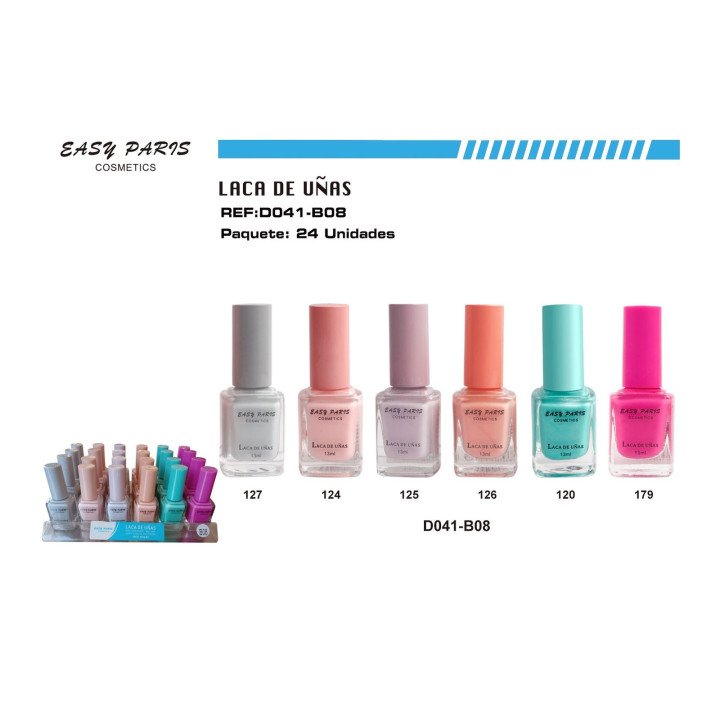 LACA DE UÑAS EASY PARIS 24/U