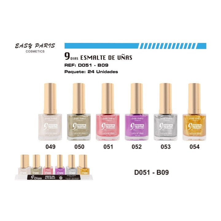 LACA DE UÑAS 9 DIAS 24/U
