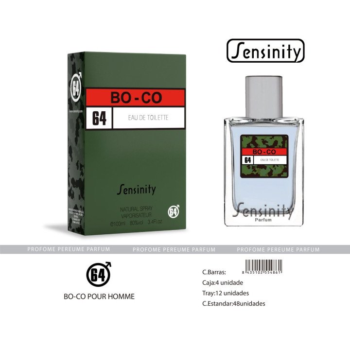 BO CO MEN 64 POUR HOMME SENSINITY