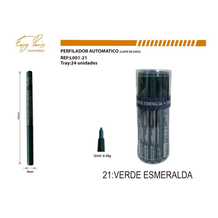 PERFILADOR DE OJOS VERDE STAR 24/U