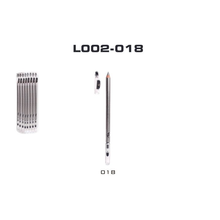 LAPIZ DE OJOS GRIS PLATA 24/U