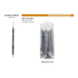 LAPIZ CORTO DE MADERA GRIS 24/U