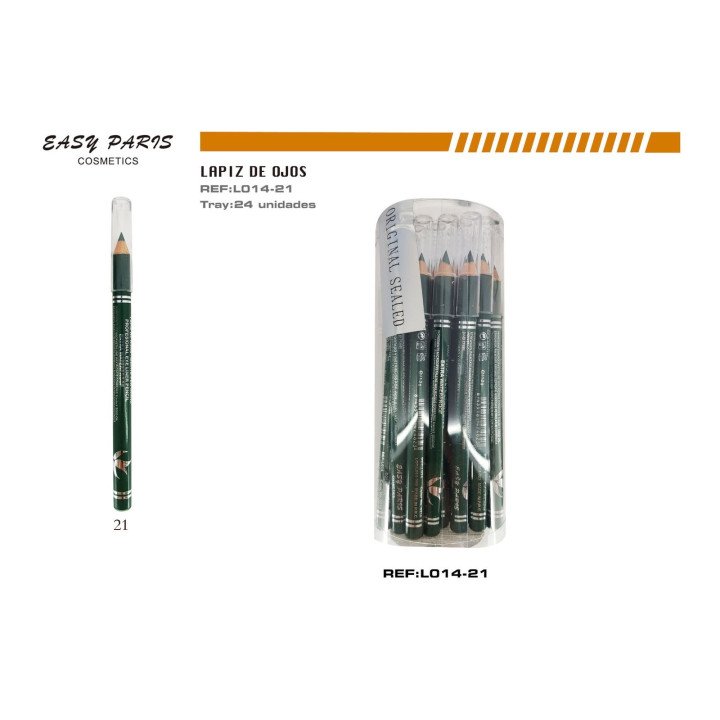 LAPIZ CORTO DE MADERA VERDE 24/U