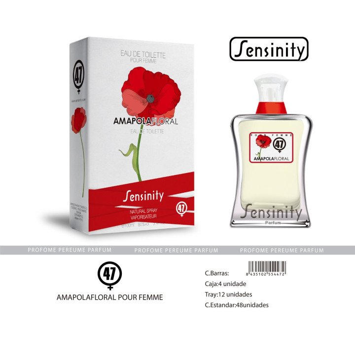 AMAPOLA FLORAL POUR FEMME SENSINITY
