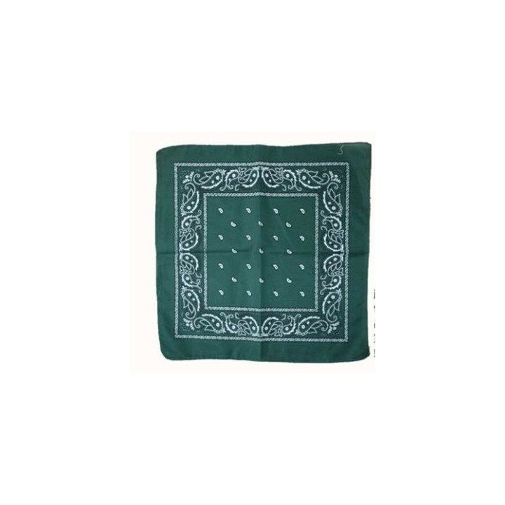 PAÑUELO 55x55 VERDE OSCUR.12/U .NB