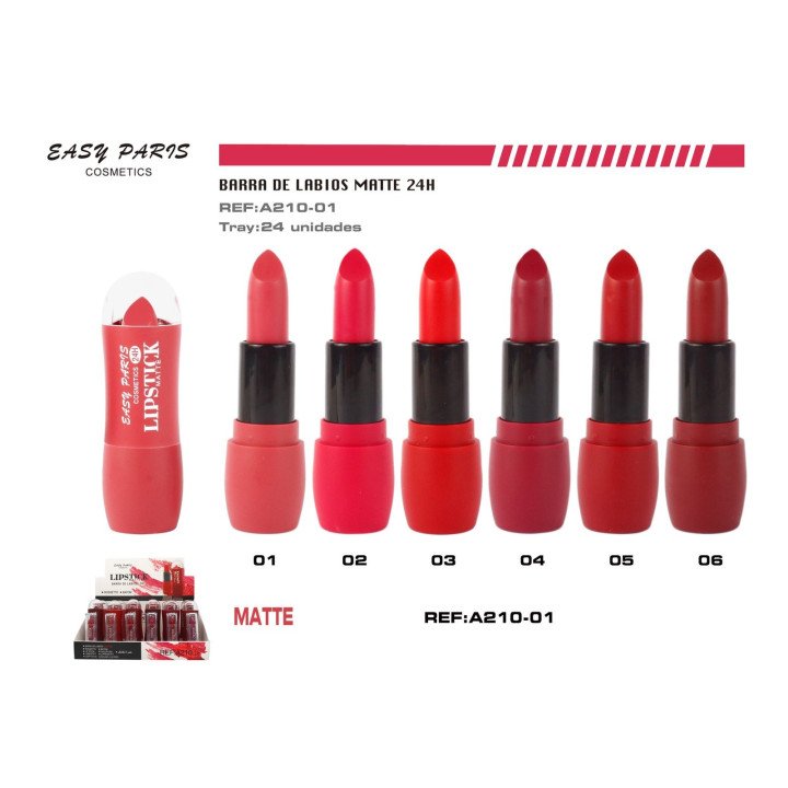 BARRA DE LABIOS MATTE 24H 24/U