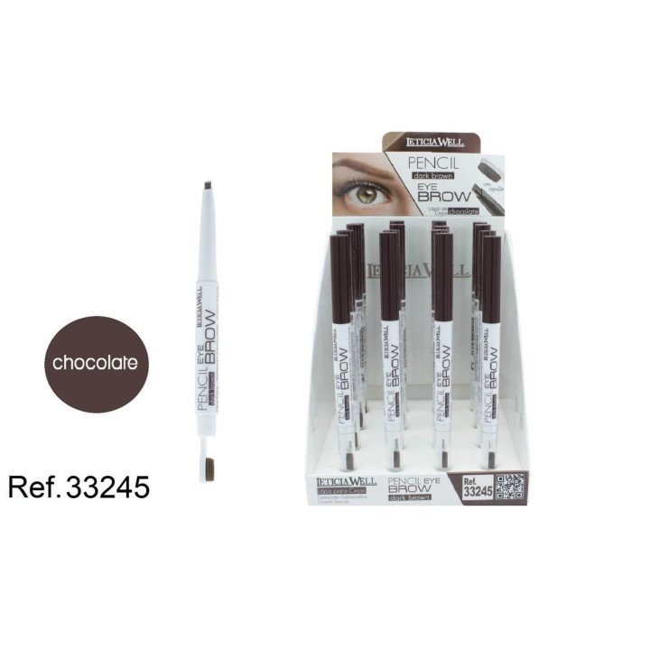 LAPIZ DE CEJAS C/CEPILLO CHOCOLAC 16/U 33245 L.W