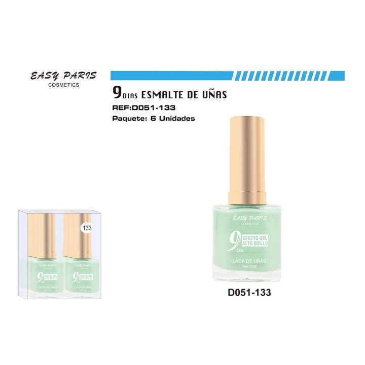 LACA DE UÑAS 9 DIAS 6/U
