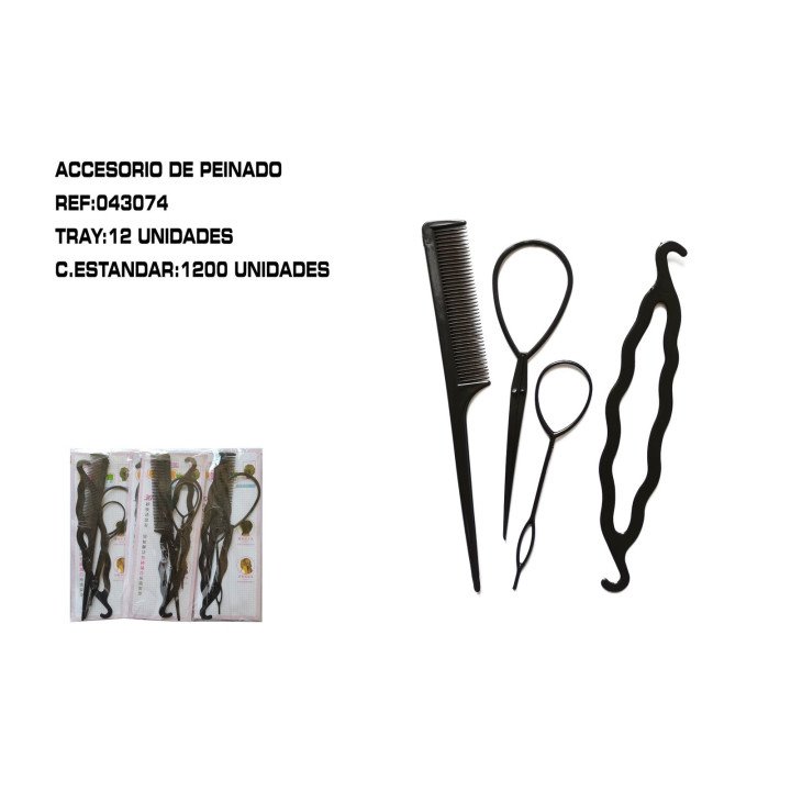 JGO.4P PARA PEINAR NGR 12/U
