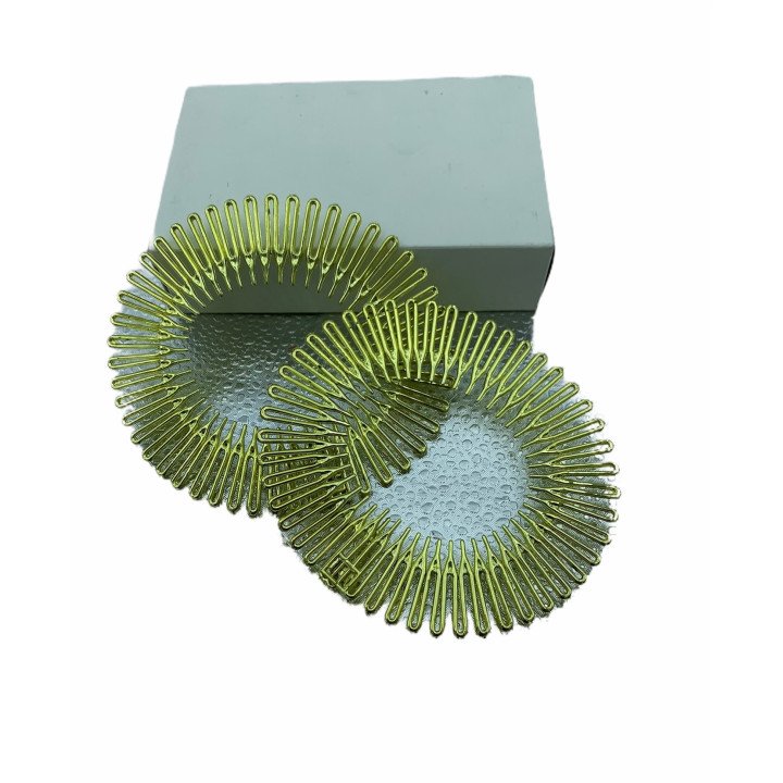 DIADEMAS ZIG ZAG DORADA 12/U