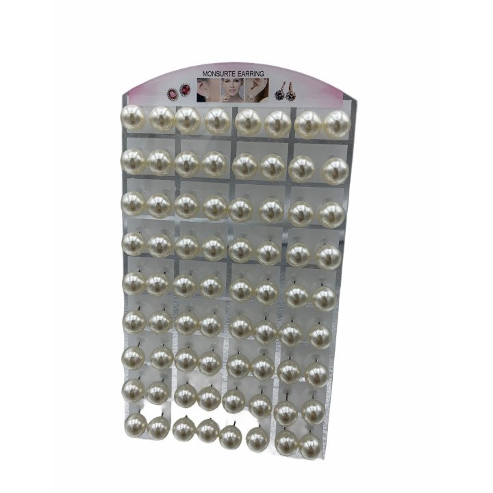 PENDIENTES PERLA 12MM 36/P MONS