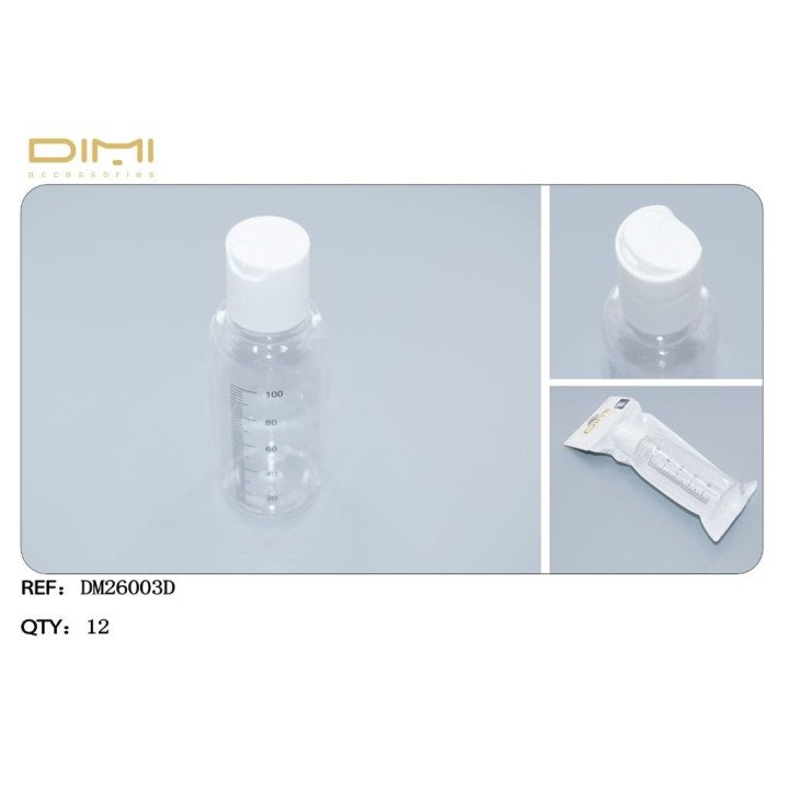 BOTES PLASTIC 100ML 12/U DM26003D