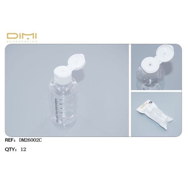 BOTES PLASTIC 75ML 12/U DM26002C DM