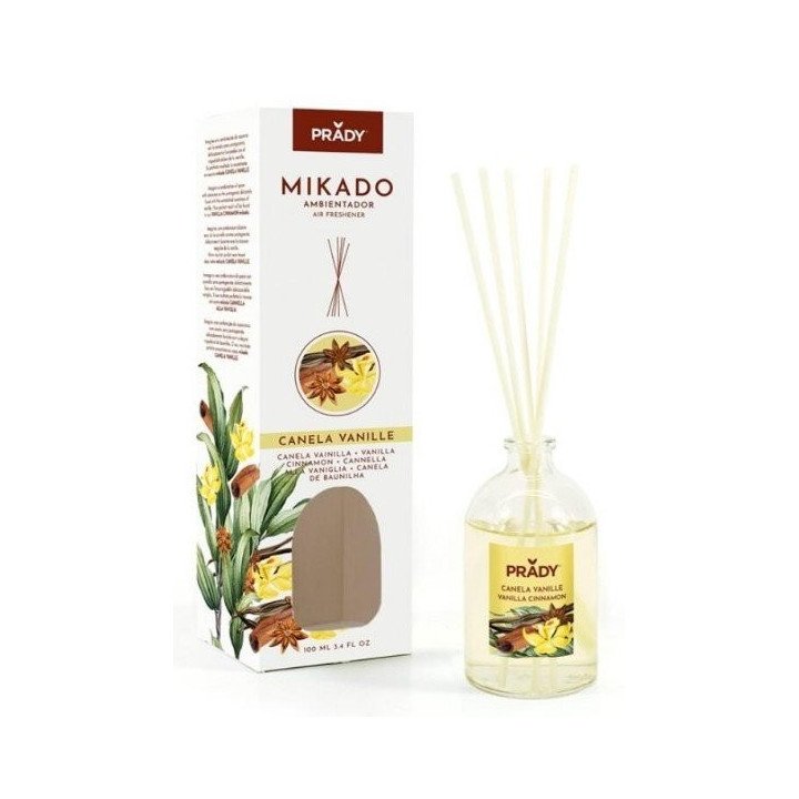MIKADO AMB. CANELA VANILLA PRADY 100ML