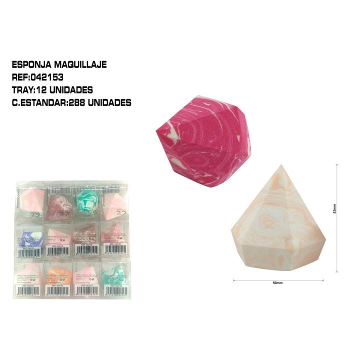 ESPONJA MAQUILLAJE DIAMONT 12/U