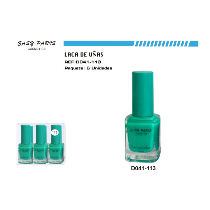 LACA DE UÑAS EASY PARIS 6/U