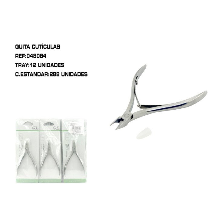 CORTACUTICULA ACERO 9.5*7.5CM 12/U