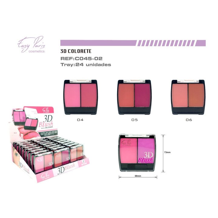 COLORETE 3D DOBLE 24/U