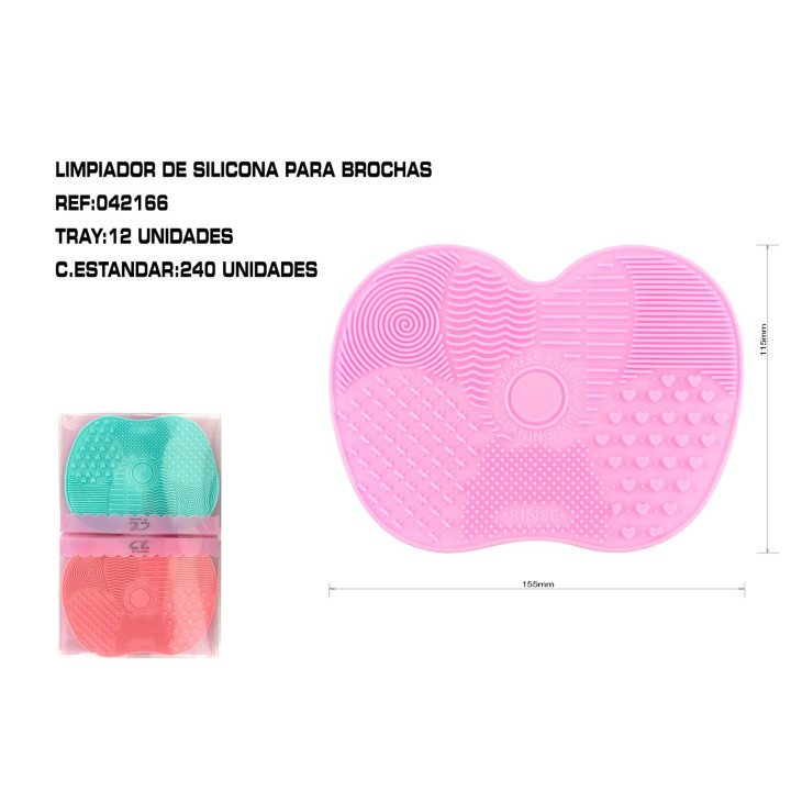 LIMPIADOR DE BROCHAS. 15.5*11.5CM 12/U