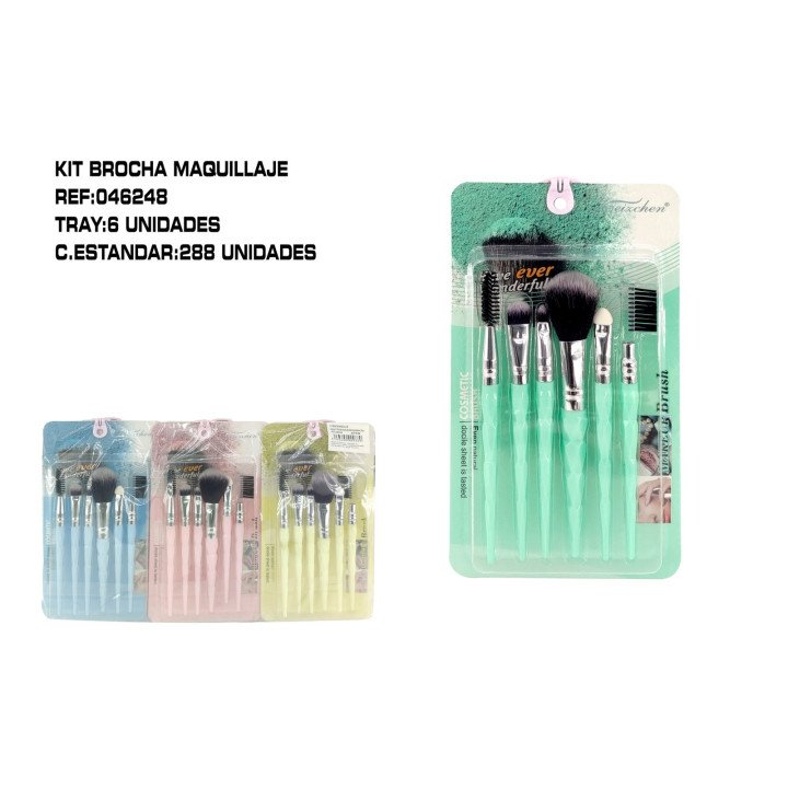 KIT 6 BROCHAS DE MAQ 6/U
