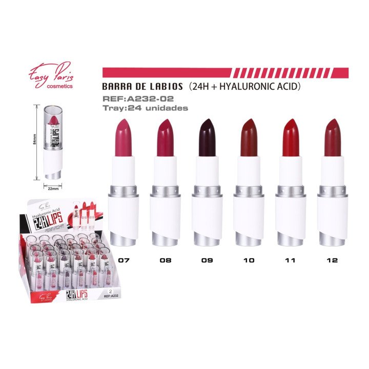 B.LABIOS FIJO C/ACID HIALURONIC 24/U