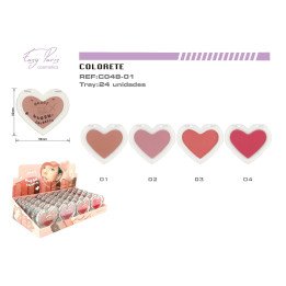 COLORETE HEART BLUSH 24/U