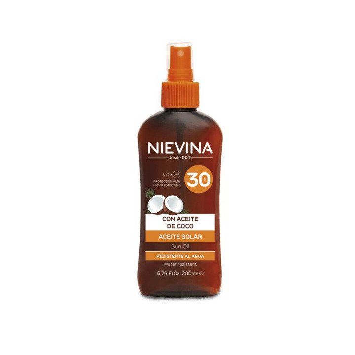 NIEVINA ACEITE COCO BRONC. F30 200ML 198030