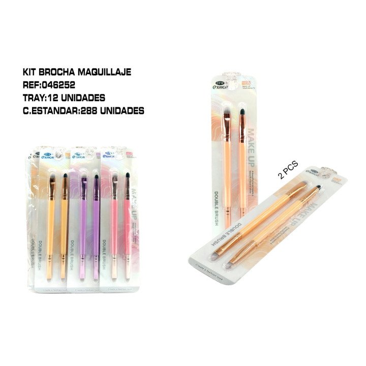 KIT 2 PINCEL DE MAQ 12/U