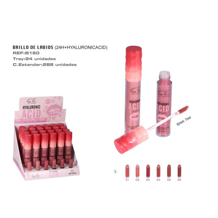 B.DE LABIOS FIJO+ACID HIALURONIC 24/U