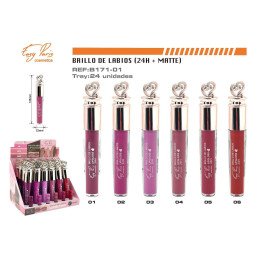 LIP GLOSS VELVET MATE. 24H 24/U