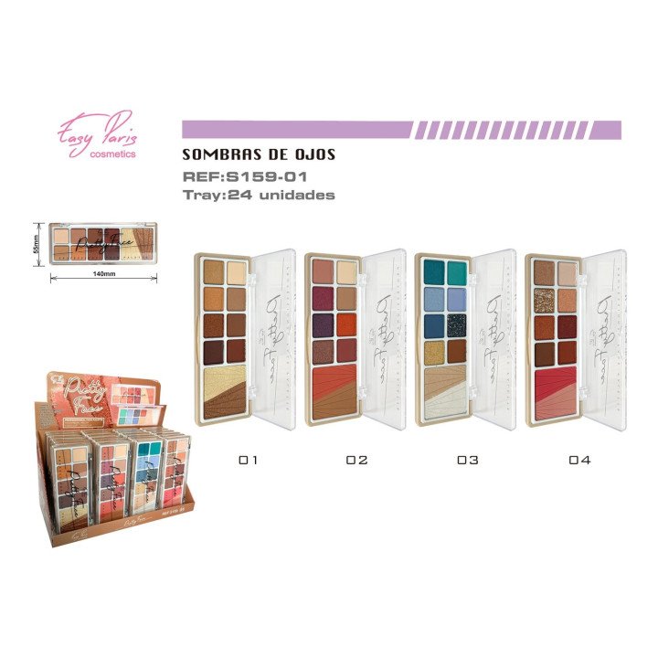 PALETA SOMB.DE OJOS 24/U