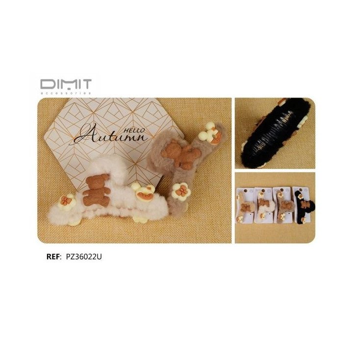 PINZA DE PELO OSITO 12/U PZ36022U