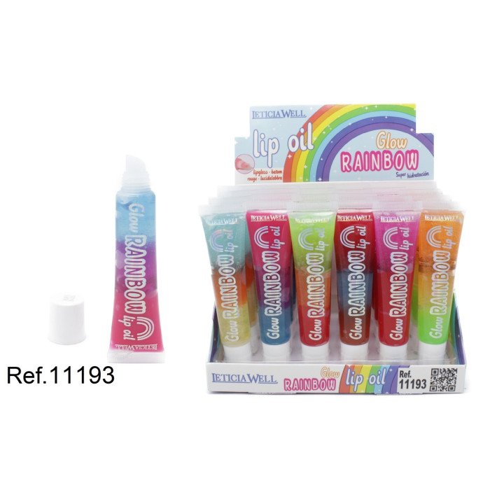 LIP OIL GLOW RAINBOW 3 COLRS 24/ 11193