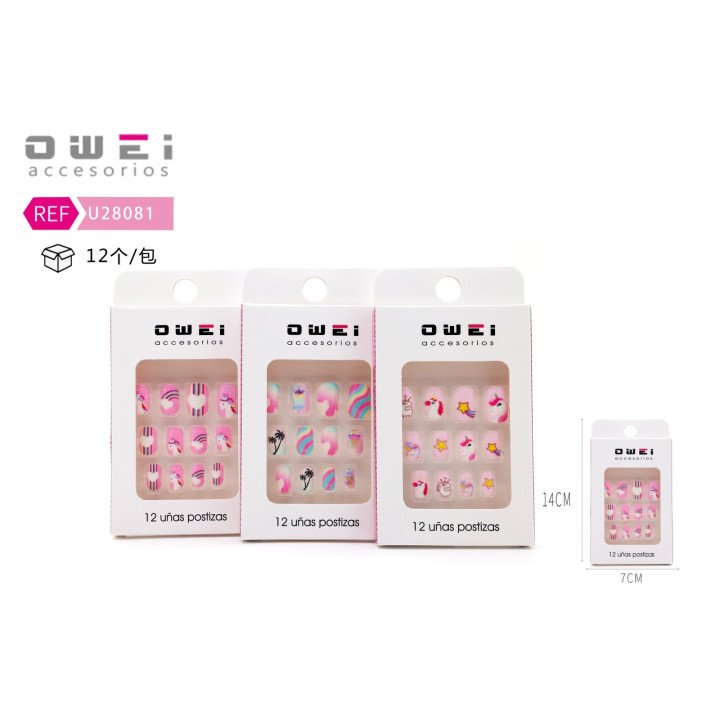 UÑAS POSTIZAS 12/U U28081 OW
