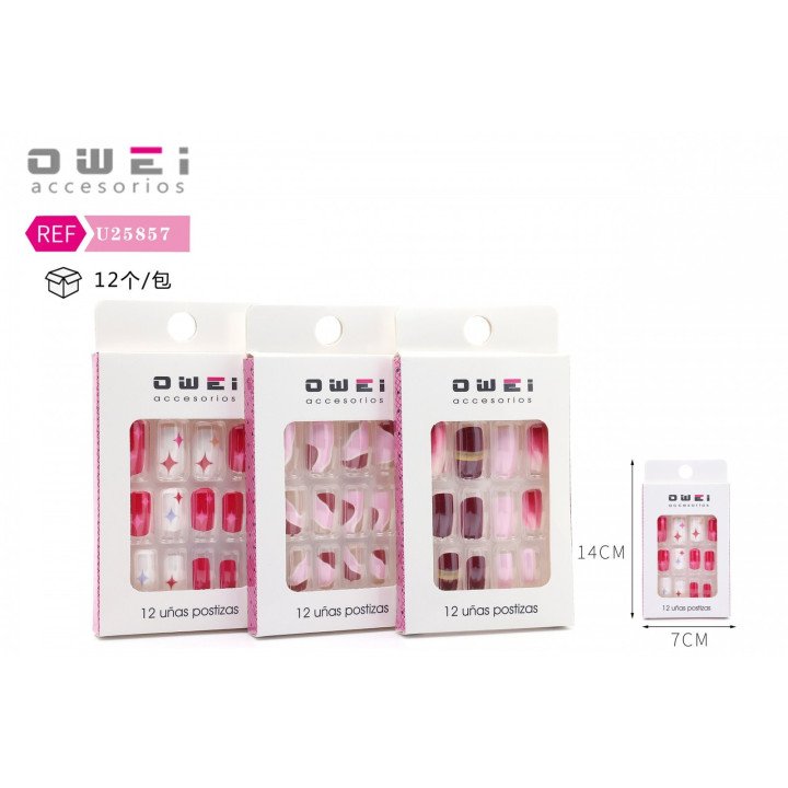 UÑAS POSTIZAS 12/U U25857 OW