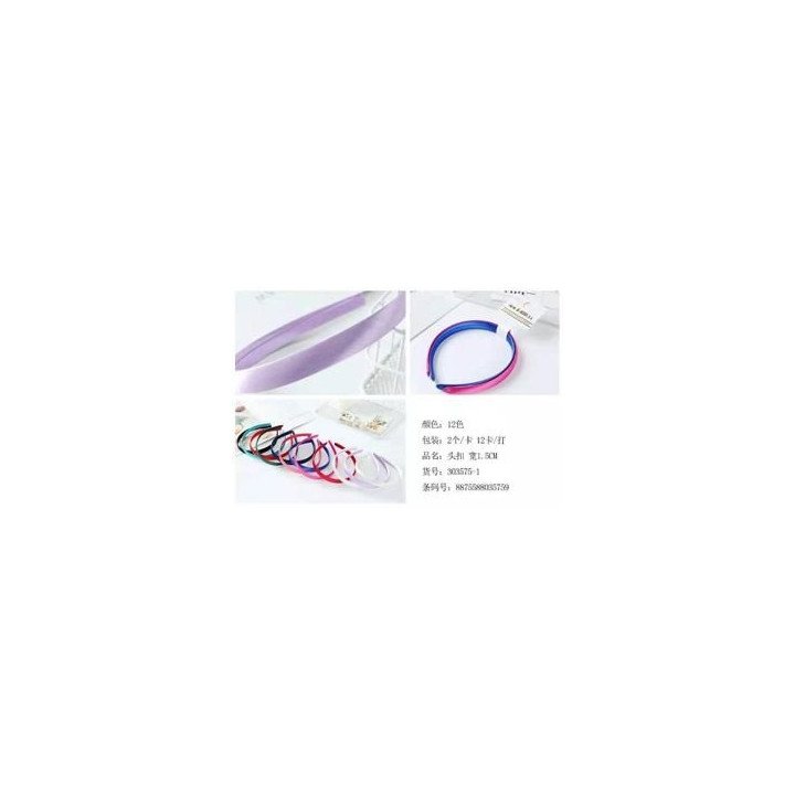 2U DIADEMAS 1.5CM 12/U 303575-1