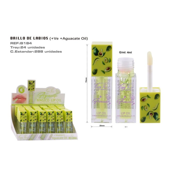 BRILLO LABIAL MAGIC AGUACATE HIDRAT 24U