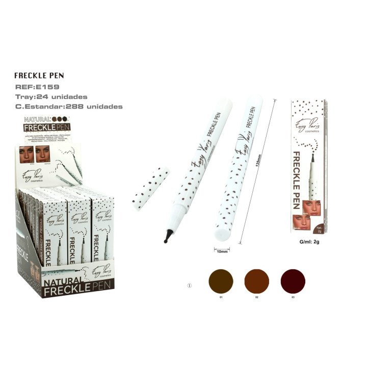 FRECKLE PEN ROTULADOR PECAS. 3 COLORS 24/C