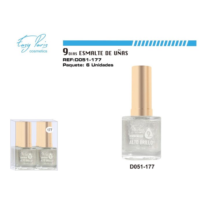 LACA DE UÑAS 9 DIAS 6/U