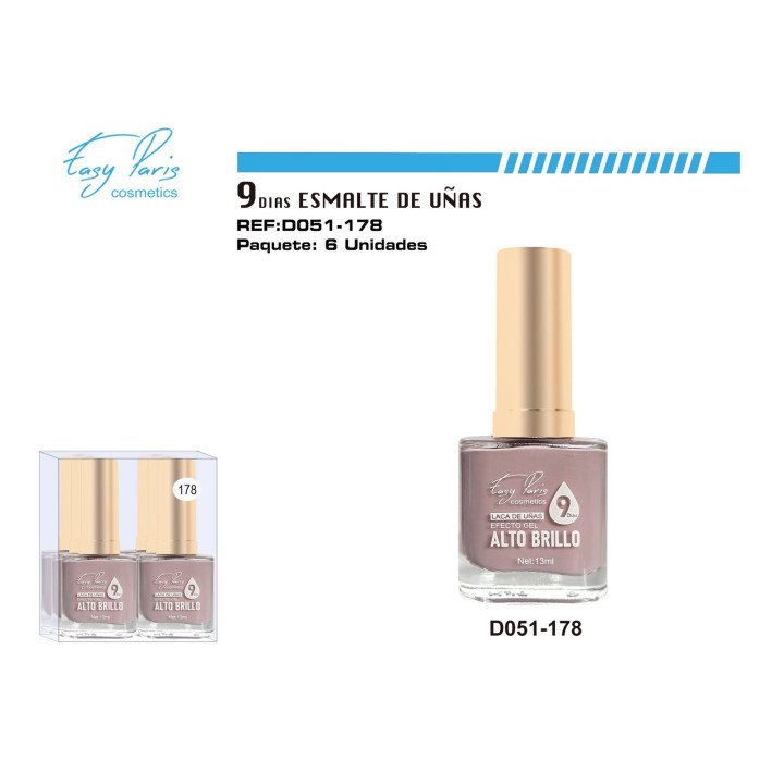 LACA DE UÑAS 9 DIAS 6/U